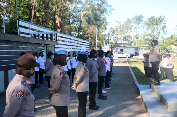 100 Orang Anggota Polwan Polda NTT Siap Ikut Kegiatan Polwan Internasional