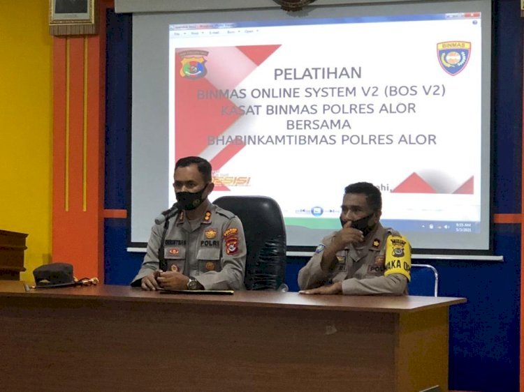 Tingkatkan Kemampuan Personel Bhabinkamtibmas, Polres Alor Gelar Pelatihan Aplikasi BOS