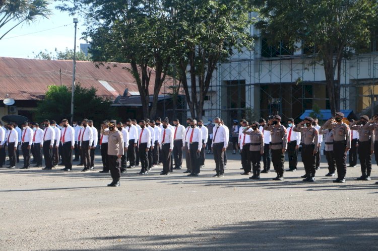 Pimpin Apel Pagi, Kapolda NTT : Jangan Mencatat Perbuatan Baikmu Biarkan Tuhan Yang Melihat Semuanya