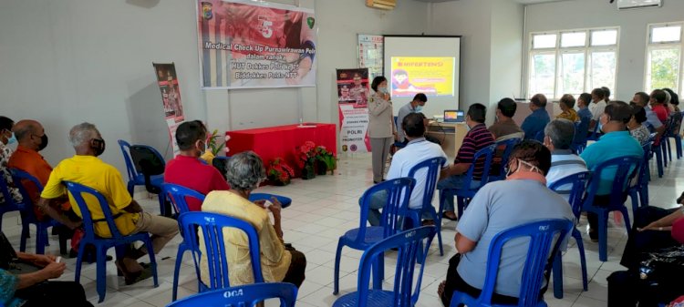 Hari Jadi ke 75, Biddokes Polda NTT Gelar Medical Chek Up bagi Purnawirawan Polri