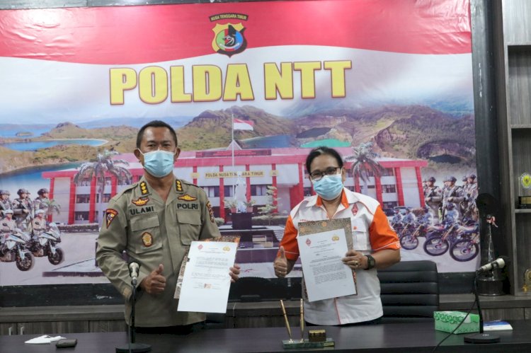 Kerjasama Polda NTT dan Orari NTT ditandai dengan Penandatangan MoU di Mapolda NTT