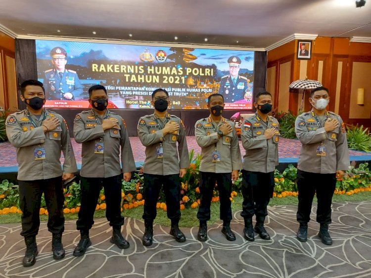 Kabidhumas Polda NTT Hadiri Kegiatan Rakernis Humas Polri