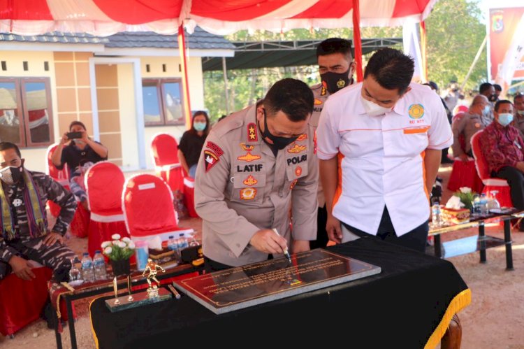 Serentak, Kapolda NTT Launching Seratus Ribu Rumah Bagi Pegawai Negeri Pada Polri