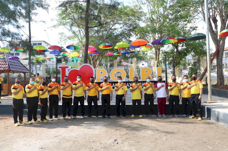 Kapolda NTT Meresmikan Taman Bhayangkara, Ada Spot Foto yang Instagramable