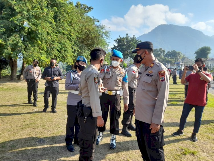 Upaya Menuju Polri Presisi, Propam Polres Ende-Polda NTT Cek Sikap Tampang Anggota