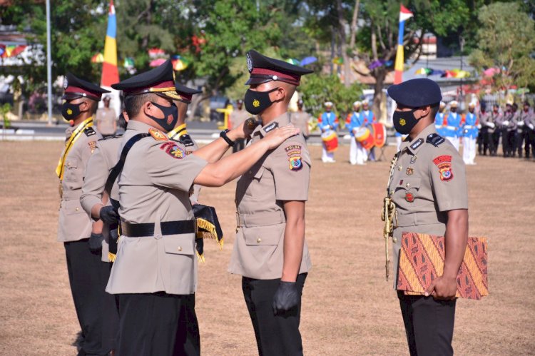 Kapolda NTT Lantik 224 Bintara Polri Lulusan SPN Polda NTT