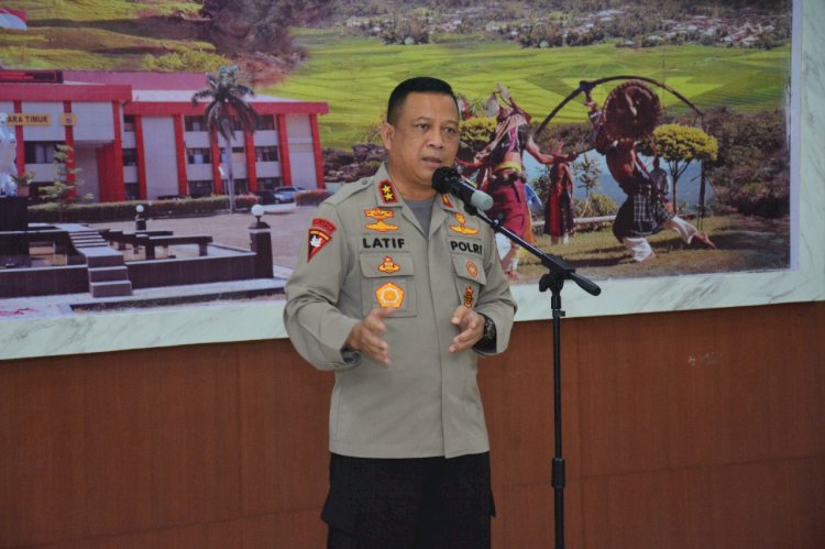 Kapolda NTT Minta Kapolres Jajaran Koordinasi Dengan Instansi Terkait Dalam Penanggulangan Covid - 19