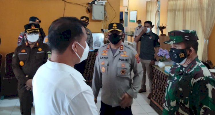 Kunjungi KPU Sabu Raijua, Kapolda NTT Minta Agar Profesional dan Netral dalam PSU