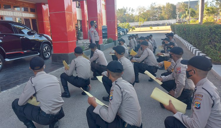 Hari Pertama Bertugas, Bintara Remaja Polda NTT Lakukan Orientasi