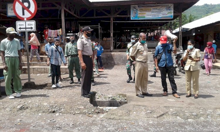 Polsek Alor Barat Daya Laksanakan Patroli dan Himbauan Prokes