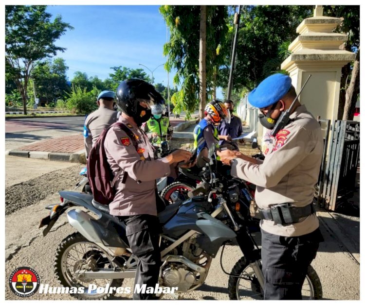 Tingkatkan Disiplin, Propam Polres Manggarai Barat Laksanakan Gaktiblin