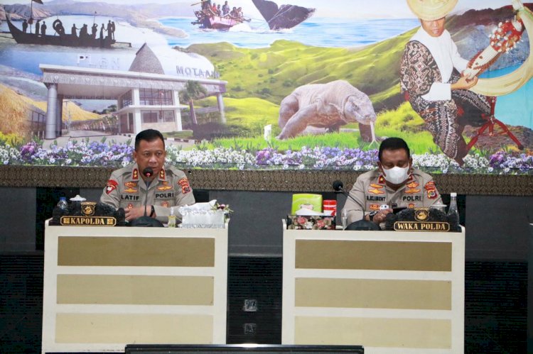 Pimpin Anev Mingguan, Kapolda NTT Ingatkan Pentingnya Mengikuti Perkembangan Informasi