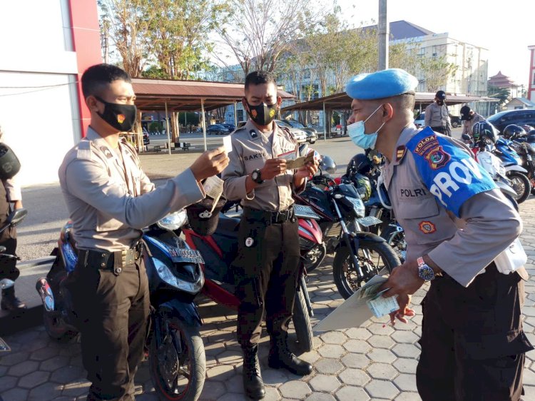 Tegakkan Disiplin dari Dalam, Bidpropam Polda NTT Sidak Kelengkapan Berkendaraan Bintara Remaja