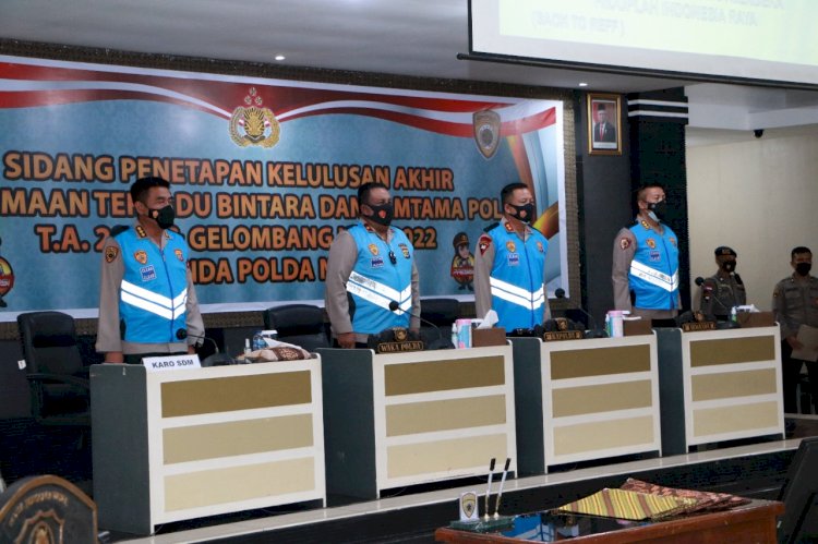 Kapolda NTT Pimpin Sidang Kelulusan Akhir Penerimaan Terpadu Bintara dan Tamtama Polri T.A 2021 dan Gelombang I T.A. 2022