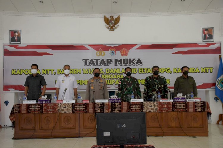 Tatap Muka dengan Forkopimda Kabupaten Sumba Timur, Kapolda NTT Minta Tingkatkan Vaksinasi Bagi Masyarakat