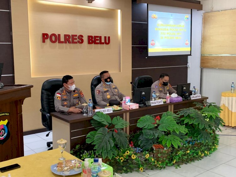 Irwasda Polda NTT Minta Personil Polres Belu dalam Penerapan Prokes Harus Tegas Namun Humanis dan Jangan Sakiti Masyarakat