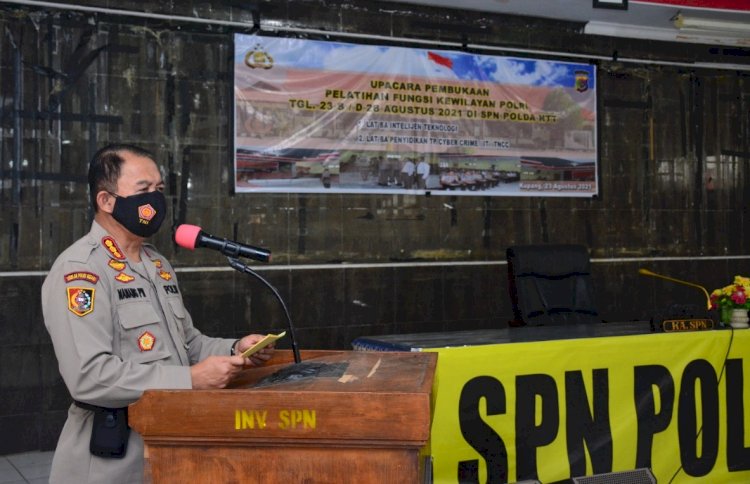 Buka Pelatihan Bintara Fungsi Kewilayahan Polri, Ka SPN Polda NTT: Manfaatkan Waktu Yang Berharga Ini Seoptimal Mungkin