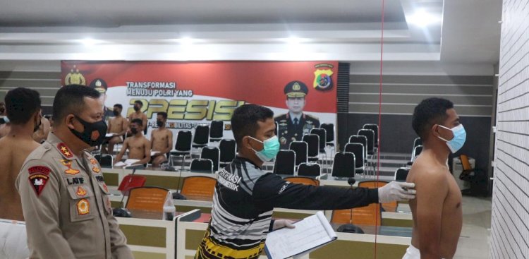 Kapolda NTT Pantau Langsung Pelaksanaan Tes Antropometri Calon Praja IPDN tahun 2021