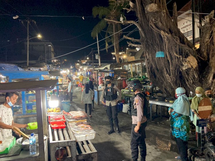 Antisipasi Gangguan Kamtibmas dan Pelanggaran Prokes, Personel Raimas Ditsamapta Polda NTT Tingkatkan Patroli Dialogis