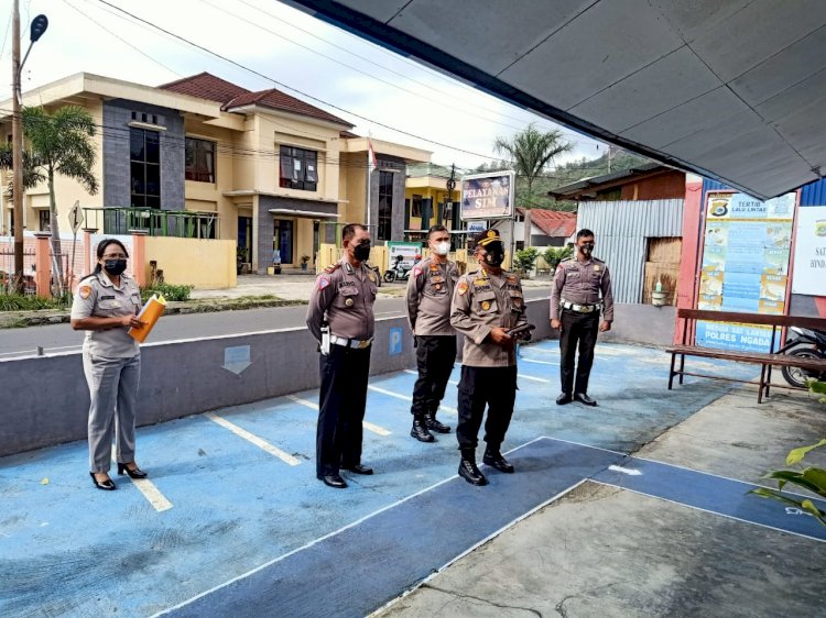 Tingkatkan Kinerja Pelayanan Publik, Birorena Polda NTT Lakukan Evaluasi di Polres Ngada