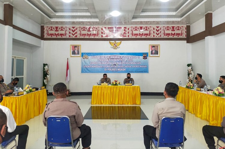 Audit Kinerja Tahap II, Tim Itwasda Polda NTT Gelar Audit di Polres Sumba Timur dan Polres Ngada