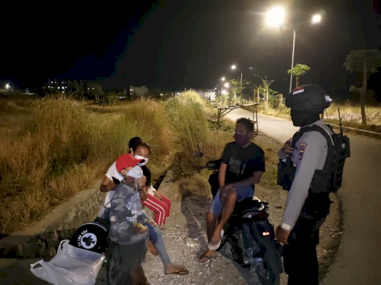 Tingkatkan Patroli Malam Hari, Personel Raimas Sambangi Tempat Rawan Terjadinya Gangguan Kamtibmas