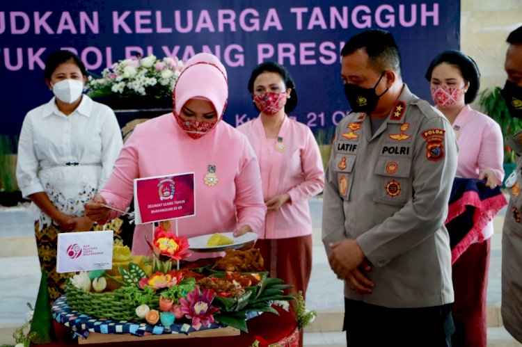 Kapolda NTT Hadiri Peringatan Hari Kesatuan Gerak Bhayangkari ke 69 Tahun 2021