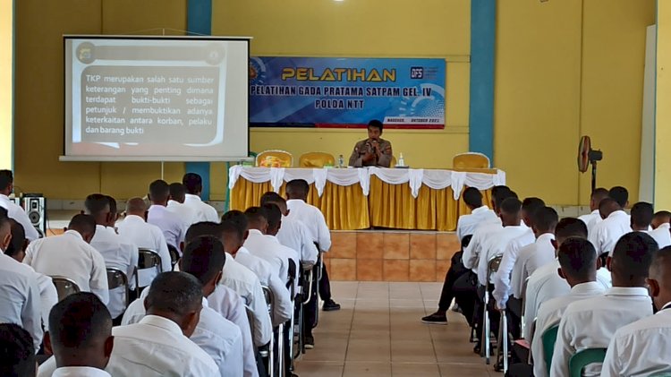 Ditbinmas Polda NTT Selenggarakan Pelatihan Satpam Gelombang ke IV di Kabupaten Nagekeo