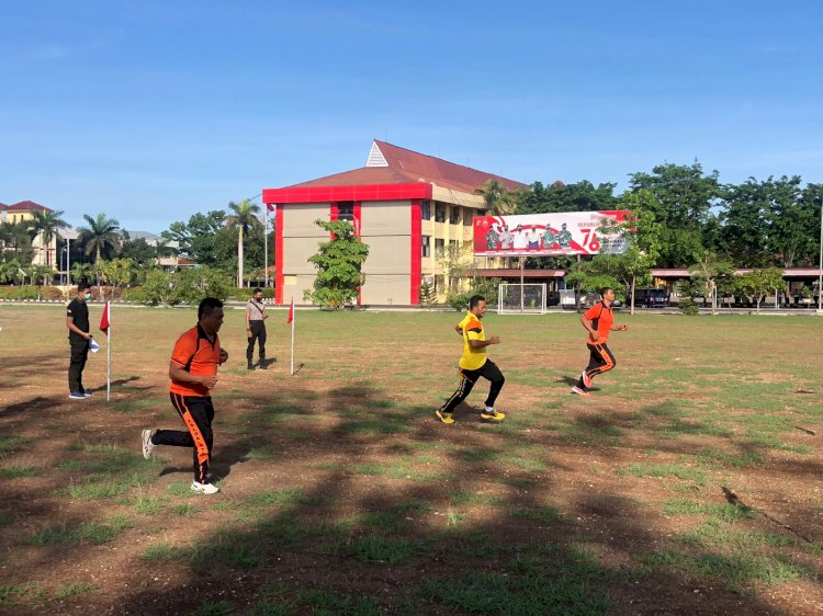 Jaga Kesehatan Jasmani, Polda NTT Menyelenggarakan Kesemaptaan Jasmani Berkala