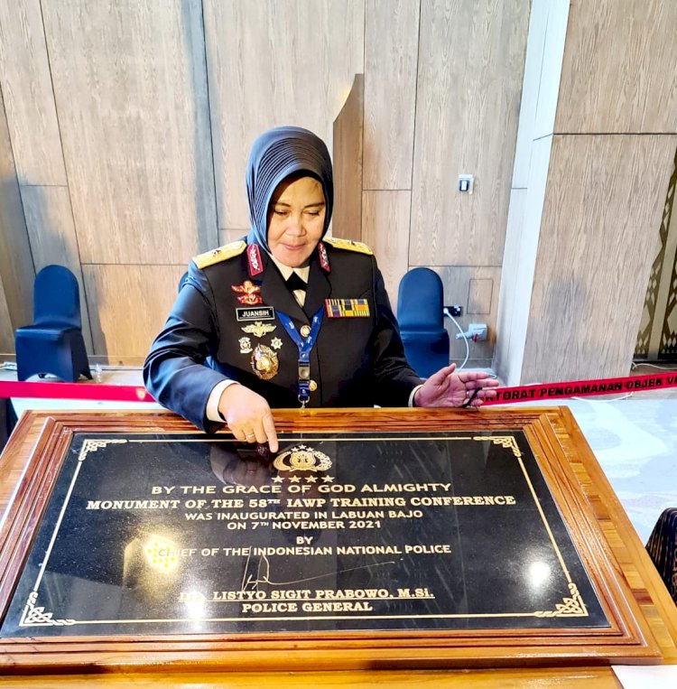 Peristiwa Monumental, Kapolda NTT Gagas Pembangunan Monumen The 58 Th International Association Of Women Police (IAWP) Training Conference