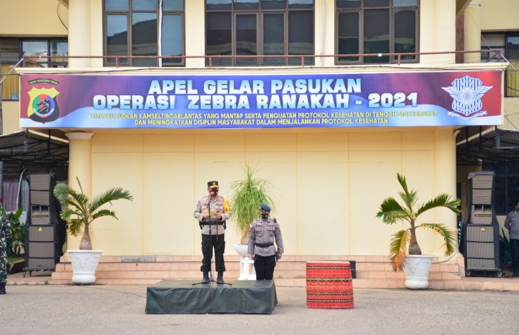 Digelar Selama 14 Hari, Operasi Zebra Ranakah 2021 Dilaksanakan Secara Persuasif dan Humanis