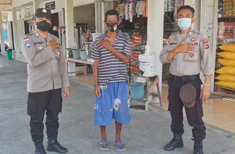 Tekan Penyebaran Covid-19, Ditbinmas Polda NTT Terus Menerus Lakukan Imbauan Prokes Kepada Masyarakat