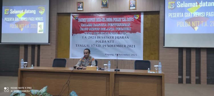 Birorena Polda NTT Selenggarakan Rapat Revisi RKA-KL Dipa Polri Polda NTT Tahun Anggaran 2021