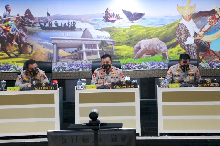 Anev Kamtibmas Jelang Akhir Tahun, Kapolda NTT : Jangan Underestimate dan Overconfidence