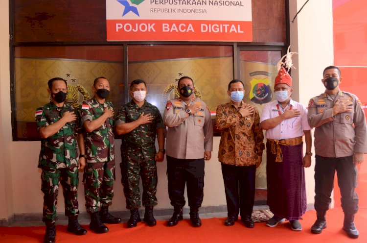 Perpustakaan Nasional RI Tempatkan Pojok Baca Digital di Polda NTT