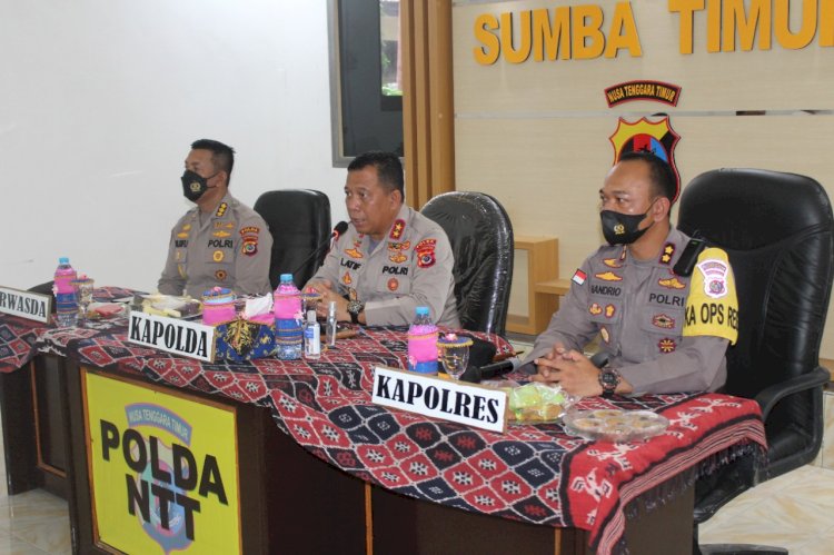 Beri Arahan Kepada Perwira Polres Sumba Timur, Kapolda NTT : Lakukanlah Perubahan Sekecil Apapun Itu Didalam Pelaksanaan Tugas