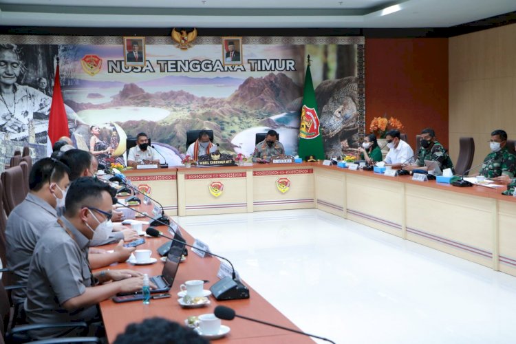 Kapolda NTT Hadiri Rapat Koordinasi Bersama Deputi Bidang Pertahanan dan Keamanan Kemenko Polhukam RI