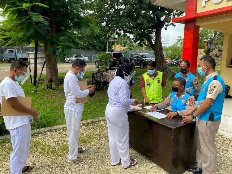 15 Orang CPNS Polri Jalani Tes Kesehatan di SPN Polda NTT