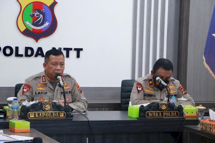 Pimpin Anev Jajaran, Kapolda NTT : Tugas Ini Amanah, Mari Kita Laksanakan Dengan Tanggung Jawab yang Terbaik