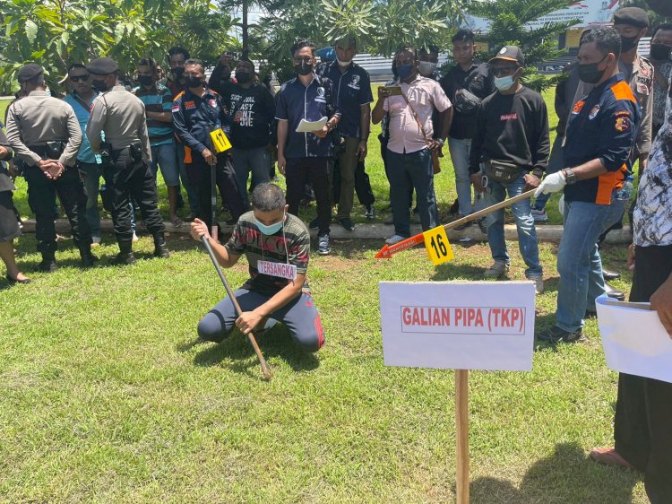 Gelar Pra Rekonstruksi Kasus Pembunuhan Ibu dan Anak, Kabidhumas Polda NTT: Ini Guna Memastikan Unsur Pidana oleh Penyidik