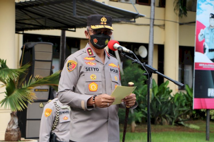 Antisipasi Omicron, Kapolda NTT Minta Seluruh Anggota Patuh dan Taat Prokes