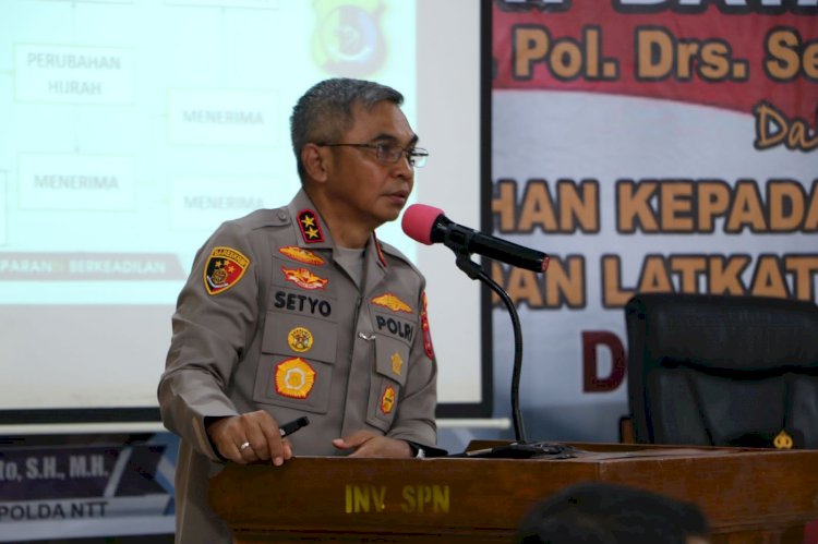 Beri Pencerahan Kepada Serdik Latkatpuan Fungsi Teknis Kepolisian T.A. 2022, Ini Yang Diharapkan Kapolda NTT