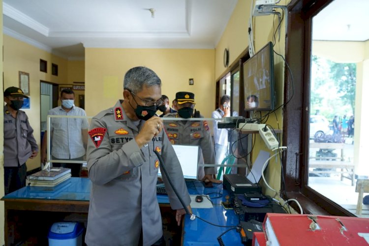 Sidak ke Polsek Kelapa Lima, Kapolda NTT Minta Anggota Jaga Nama Baik Institusi