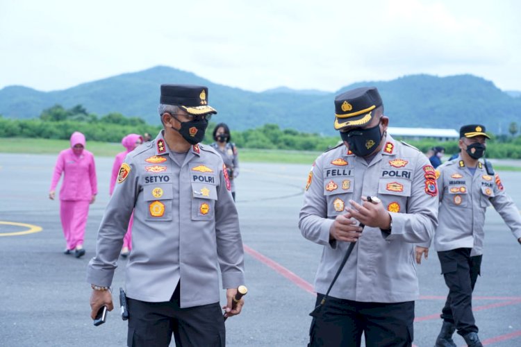 Resmikan Satuan Pengamanan Kerja Baru, Kapolda NTT Kunjungi  Manggarai Barat