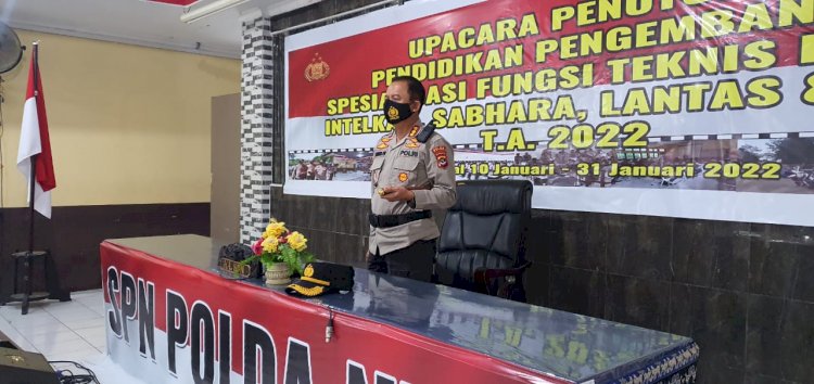 Tutup Dikbangspes Harkamtibmas Lima FT. Kepolisian, Ka SPN Polda NTT : Kiranya Ini Menjadi Bekal Yang Dapat Diimplementasikan Tugas Dilapangan