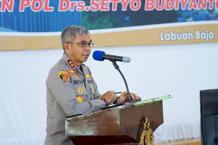 Tatap Muka Bersama Perwira Polres Mabar, Kapolda NTT : Dasar Dari Perubahan Adalah Semangat