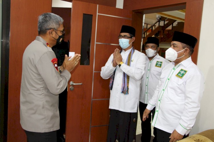 Terima Kunjungan PWNU NTT, Kapolda NTT Ajak Bersama Sinergi dalam Penanggulangan Covid-19