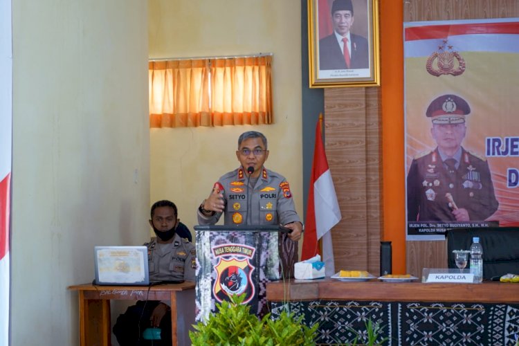 Bakar Semangat Anggota, Kapolda NTT: Tugas  Kita Adalah Mulia, Tidak Semua Orang Bisa