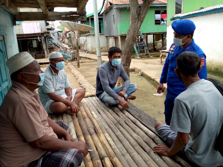 Gunakan Kapal Patroli Polisi Palue XXII-3006, Ditpolairud Polda NTT Kunjungi Wilayah Pesisir Mabar Imbau Warga Bersama Jaga Kamtibmas