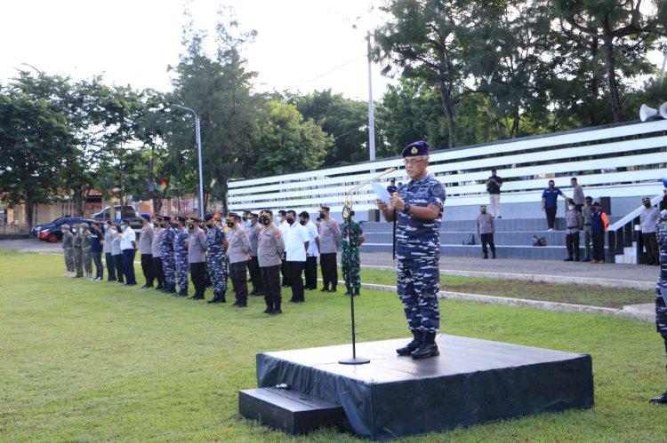 Tanggap Bencana Alam, Polda NTT Gelar Apel Gabungan Siaga Cuaca Ekstrem Tingkat Provinsi NTT